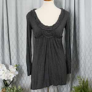 Gray Max Studio Long Sleeved Tunic